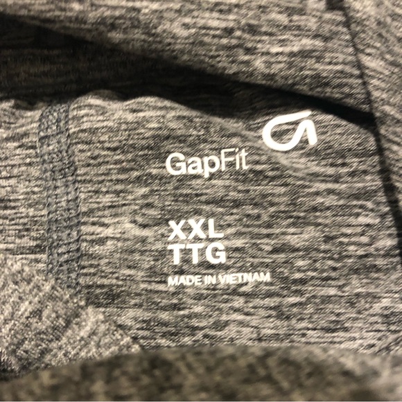 GapFit Pullover Activewear Hoodie Mens size XXL Grey Color - Picture 5 of 9